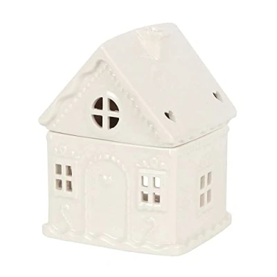 Image of Something Different BR_55631 Tealight Holder, White,11cm x 9cm