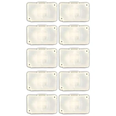 Image of Pack of 10 x Greenbrook CHOC30E&quot;Chocbox&quot; Plastic Electrical Junction Boxes
