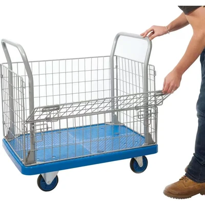 Image of Mesh Sided Platform Trolley