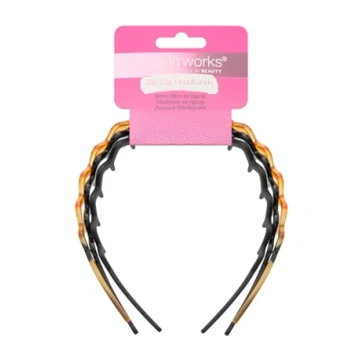 Image of Brushworks Zig Zag Headband 3 Pack