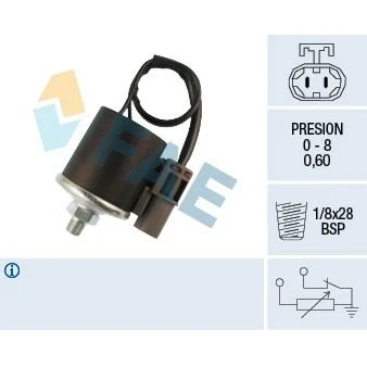 Image of 2507001Y00, 2507005J00, 2507006F12, 2507007G02, 2507007G10 Sensors FAE 14130 1/8x28 BSP NISSAN: Patrol GR 4 SUV