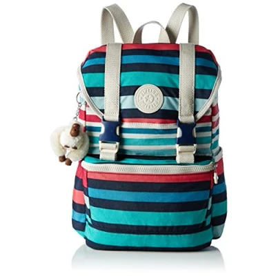 Image of Kipling Womens Experience S Backpack Multicolour (Spicy Stripe Bl)