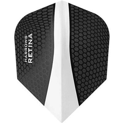 Image of Harrows Retina Dart Flights 100 Micron Extra Strong Standard 5 Sets (15) (Clear)