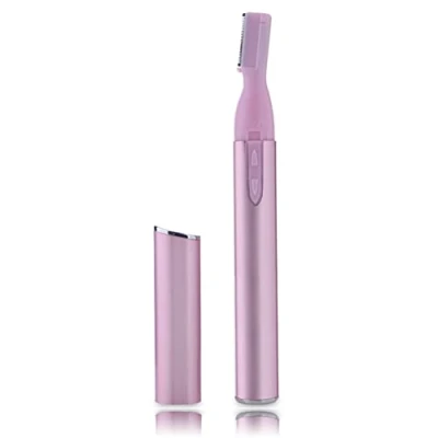 Image of Eyebrow Trimmer Ladies&#039; Shaper Facial Hair Remover Portable Removal Razor, Painless Electric Battery Operated (No Battery)