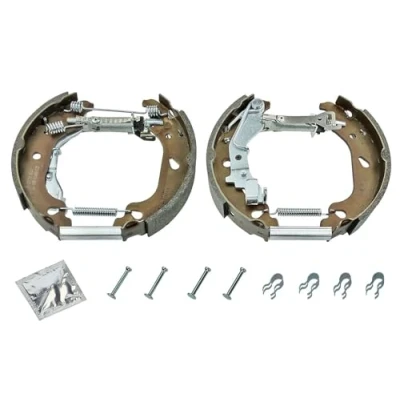 Image of 71739597 brake Set, drum brakes MEYLE 214 533 0018/K Rear Axle without wheel cylinder, with lever, accessories ORIGINAL Quality