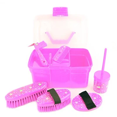 Image of Lincoln Star Pattern Grooming Kit Pink
