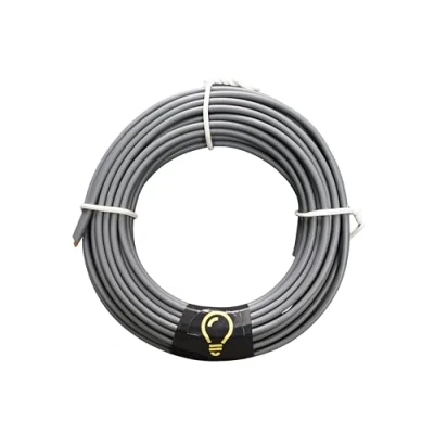 Image of SHPELEC® Electrical Grey Twin and Earth 6242Y Cable 4mm Mains Socket Ring (4mm, 30m)