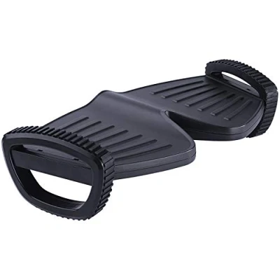 Image of bonmedico Svingo Foot Rocker, Ergonomic Under Desk Rest, Non Slip Footrest for Desk, Rocker activates Leg Muscles When Sitting, Pain Relieving, Height Adjustable Stretcher