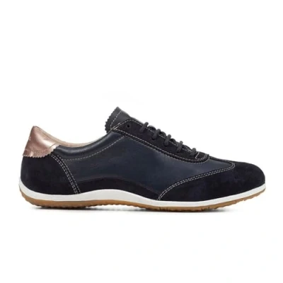 Image of Geox Women&#039;s D Vega A Sneaker, Navy Blue, 7 UK