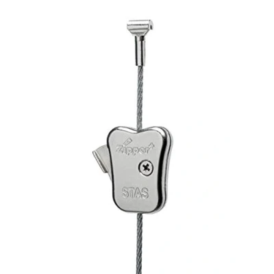 Image of STAS Cobra + Steel Cable 59 inch or 150 cm 1.5 Meter Zipper Hook 5 Pack 20KG