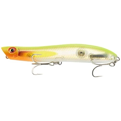 Image of Rapala MaxRap Walk&#039;n Roll Lure with Two No. 2 Hooks, Surface Swimming Depth, 13 cm Size, Flake Hot Chartreuse