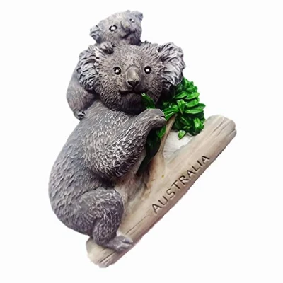Image of Australia Animal Koala Fridge Magnet,Home &amp; Kitchen Decoration magnetic sticker. refrigerator magnet travel souvenir gift