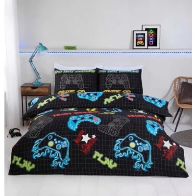 Image of Rapport home Gamer Microfibre Duvet Cover Set Single Multi