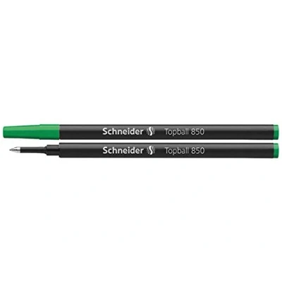Image of Schneider Topball 850 Roller Ball Pen Refill, Euro Size, 0.5, Green