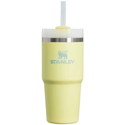 Image of STANLEY Quencher H2.0 FlowState Stainless Steel Vacuum Insulated Tumbler with Lid and Straw for Water, Iced Tea or Coffee, Smoothie More, Pomelo, 14oz