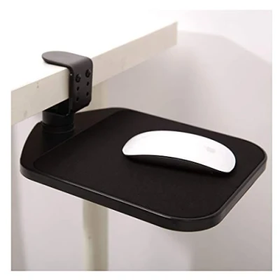 Image of Rotating Ergonomic mouse Pad Platform Under Desk wrister Pad，Black