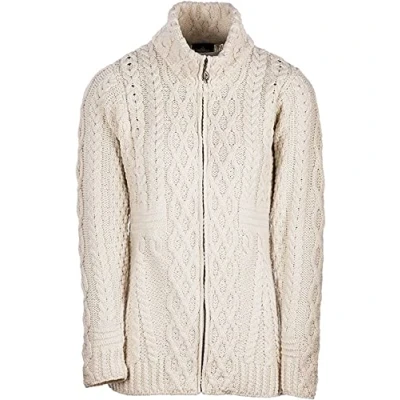 Image of WALKER AND HAWKES Ladies Merino Wool Donna Jumper Pearl Medium (12 14)