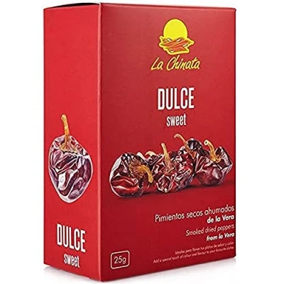 Image of Sweet Smoked Dried Ñora Peppers from La Vera (25 g) Chinata