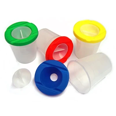 Image of Major Brushes Non Spill Paint Pots Pack of 4