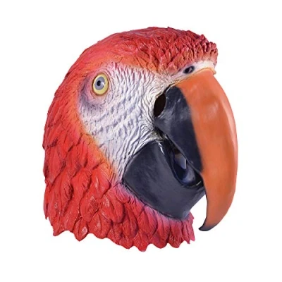 Image of Bristol Novelty BM417 Parrot Overhead Mask, One Size