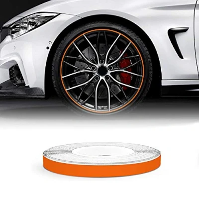Image of Refractive Wheel Trim for Car Wheels, Orange