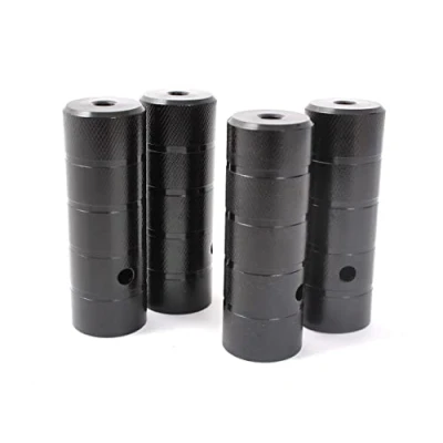 Image of KHE BMX Axle Pegs Foot 2 x 10 mm 3/8 Inch and 14 Thread Black Pack of 4