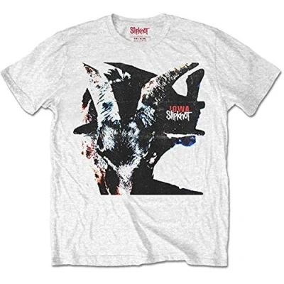 Image of Slipknot Iowa Goat Shadow Official Tee T Shirt Mens Unisex (X Large) White