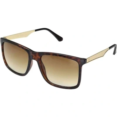 Image of Guess Rectangle Mens Dark Havana Brown Gradient GF0171 One Size