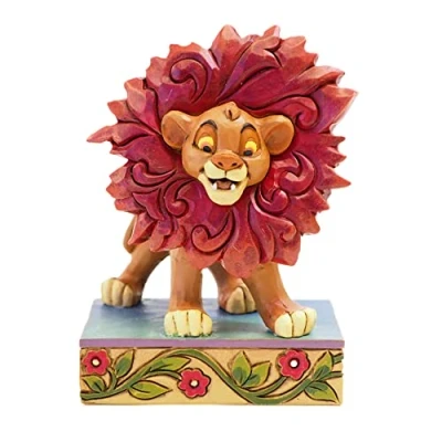 Image of Disney Traditions by Jim Shore Just Can&#039;t Wait To Be King Simba Figurine