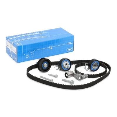 Image of 036109243AE Timing belt kit SKF VKMA 01121 130 with rounded tooth profile VOLKSWAGEN: Polo IV Hatchback, Golf 4, Lupo / 3L, SEAT: Ibiza 4