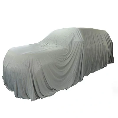 Image of UK Custom Covers RSC450LIGHTGREY Showroom Reveal Tailored Car Cover Light Grey Size Extra Large 800cm x 500cm