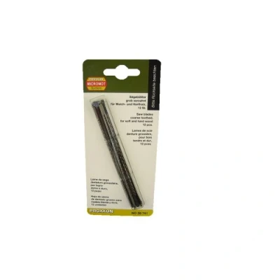 Image of Proxxon Coarse Pin End Blades 2.6mm x 0.51mm 10tpi