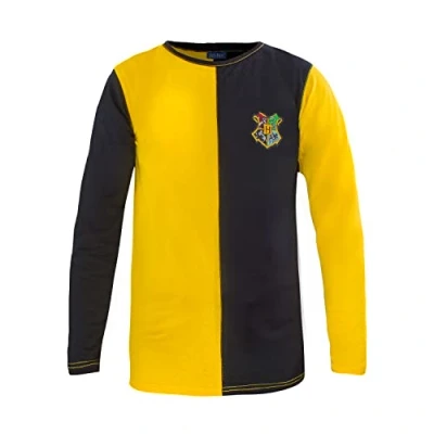 Image of Cinereplicas Harry Potter T Shirt Triwizard Tournament &amp; Quidditch Cedric Diggory Officially licensed Medium Yellow black
