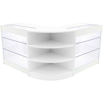 Image of Apollo LED Shop Counter Set LM60 &amp; 2 x K900 White
