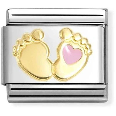 Image of Nomination Baby Pink Feet Charm