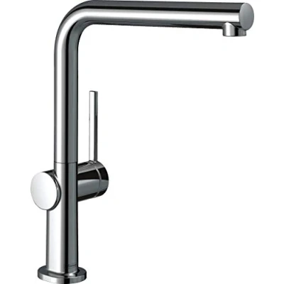 Image of hansgrohe Talis M54 kitchen tap, 1 spray, sink tap with spout height 270 mm, mixer swivel spout, stainless steel finish, 72840800