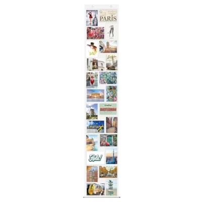 Image of trendfinding® Photo Curtain in Portrait and Landscape For 24 Photos Pictures Sized 10 x 15 cm