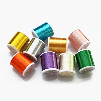 Image of Tigofly Floss Thread 300D, 9 Colors, 40 Yards/spool, Spools/pack, 0.3mm, Salmon Trout fly fishing tying line materials