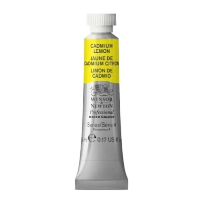 Image of Winsor &amp; Newton 102086 5 ml Tube Professional Water Colour, Cadmium Lemon