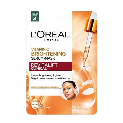 Image of LOral Paris Revitalift Clinical Vitamin C Serum Sheet Mask