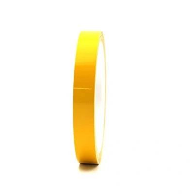 Image of 10 Metre Finest Folia Decorative Strips for Car, Motorcycle, Boat, Model Making, Choice of Colours, Strips, Side Adhesive (Yellow, 15 mm Width)