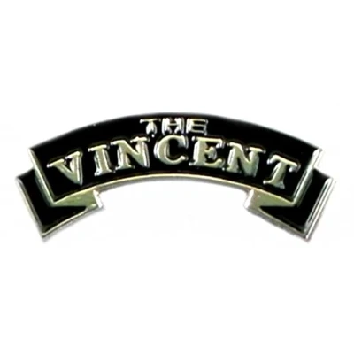 Image of Metal Enamel Pin Badge Motorcycle Bike The Vincent