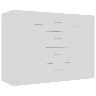 Image of vidaXL Sideboard 88 x 30 75 cm Chipboard White