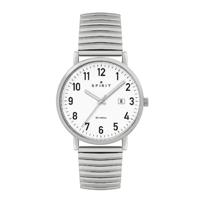 Image of Spirit Men&#039;s Analog Quartz Watch with Stainless Steel Strap SP3027