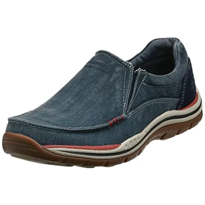 Image of Skechers Men&#039;s Expected Avillo Moccasin, Navy, 10.5 UK
