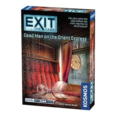 Image of Thames &amp; Kosmos EXIT: Dead Man on the Orient Express, Mystery Solving Card Game, Family Games For Game Night, Party Adults and Kids, 1 to 4 Players, Ages 12+