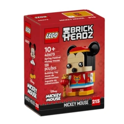 Image of LEGO 40673 Brickheadz Spring Festival Mickey Mouse 10+ 120 Pieces