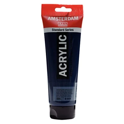 Image of Amsterdam Standard Series Acrylic Tube 250 ml Prussian Blue (Phthalo) 566 (17125660)