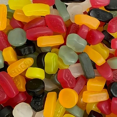 Image of Vegan Wine Gums 700g Re Sealable Pouch by The Gourmet Sweet Company