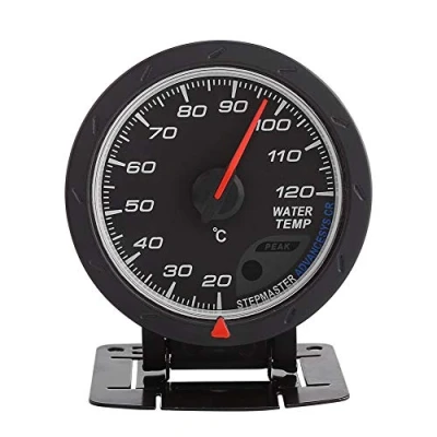 Image of 12V Universal Water temp gauge Kit 20 120 ℃ Digital Blue LED Thermometer Meter 60mm For Auto car Racer Truck Dashboard Parts kits